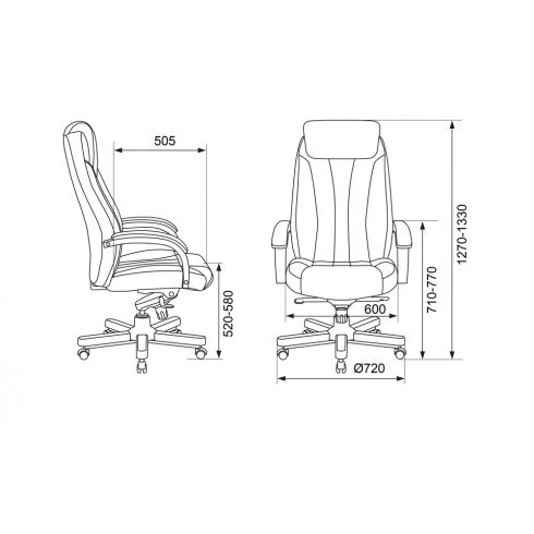 Кресло руководителя Бюрократ T-9922WALNUT/CHOK